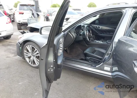 2018 Infiniti Q50 3.0T Sport z USA, uszkodzony, nr VIN JN1EV7AP8JM359346